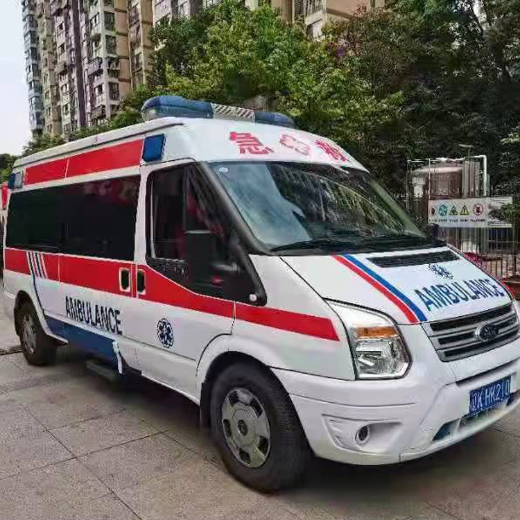 沧源长途救护车护送病人返乡